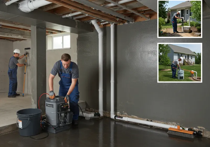 Basement Waterproofing and Flood Prevention process in Lindsborg, KS